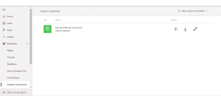 Microsoft Power Platform Custom Connector for QuickBooks | KAISPE