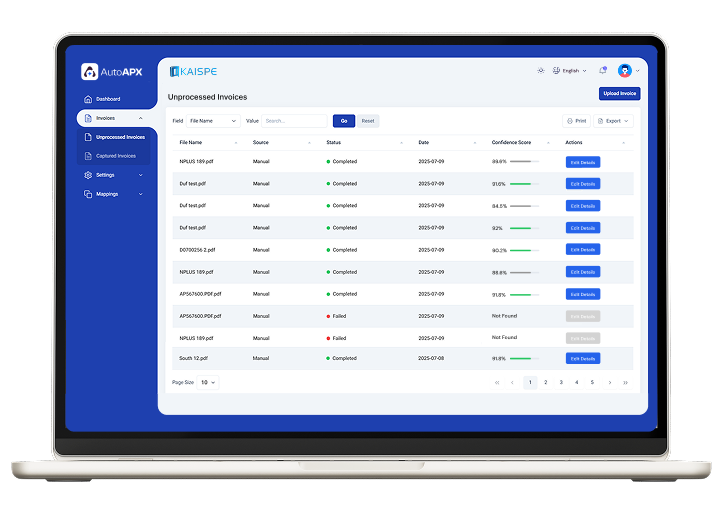 AutoAPX – Faster Invoice Processing