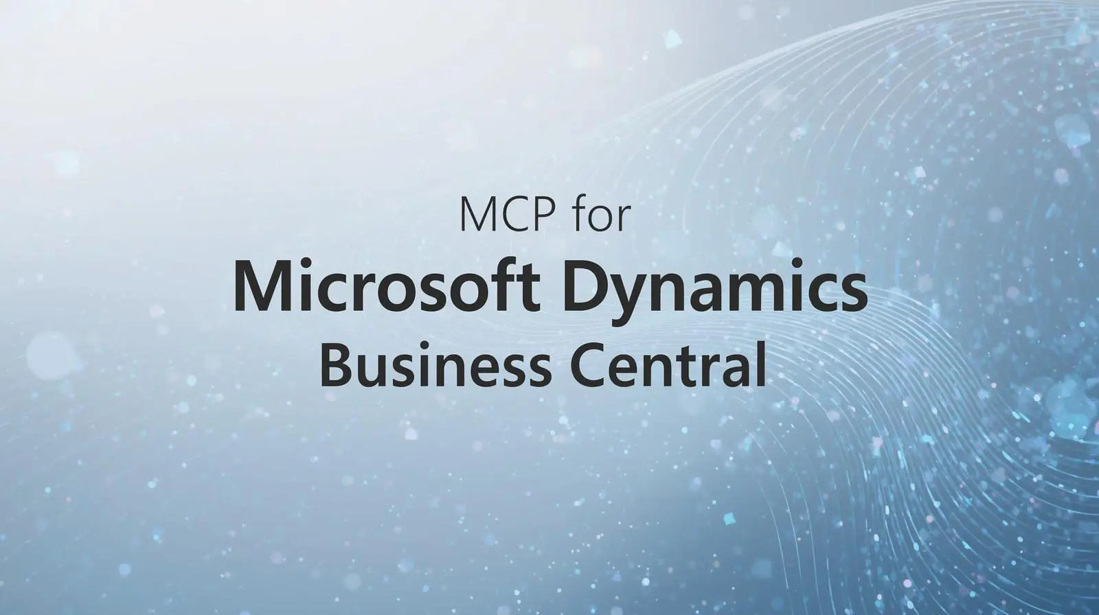 What is MCP Server in Business Central?