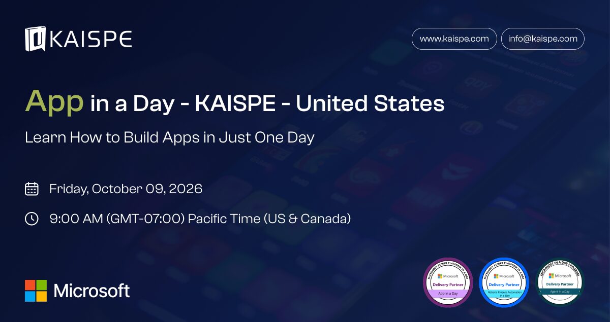 App in a Day Power Apps training workshop