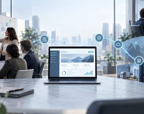 Custom web application development connecting business requirements, user experience, enterprise systems, deployment and ongoing application improvement.