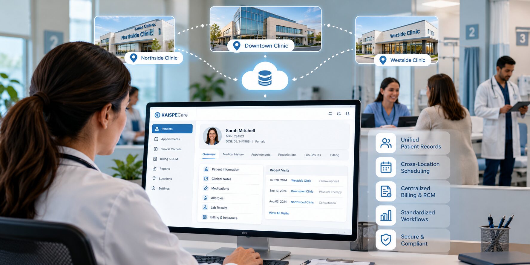 How Multi-Location Clinics Can Centralize Patient and Practice Data