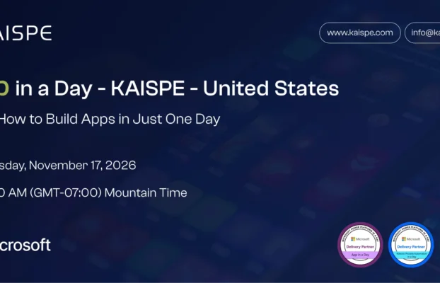 Microsoft App in a Day Workshop – November 2026 | KAISPE LLC