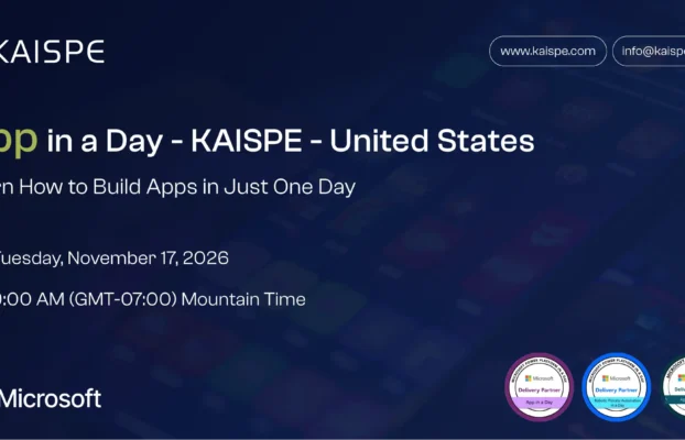 Microsoft App in a Day Workshop – November 2026 | KAISPE LLC
